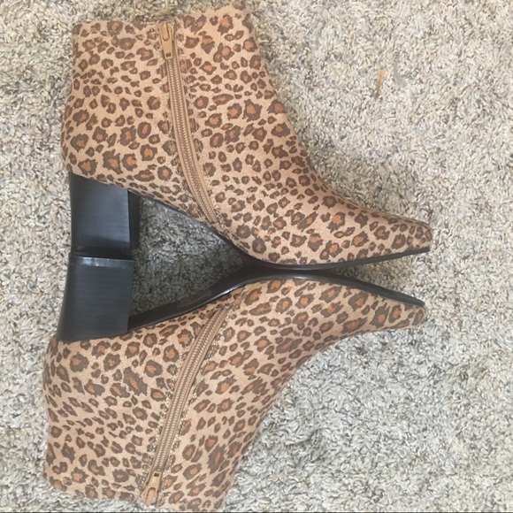 Ulla Popken Leopard Print Booties - Picture 4 of 8